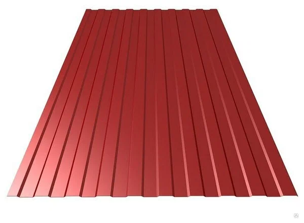 Профлист С8 2000х1200 RAL3005 т.0,35мм БОРДО 10кг ДАЧНЫЙ 
