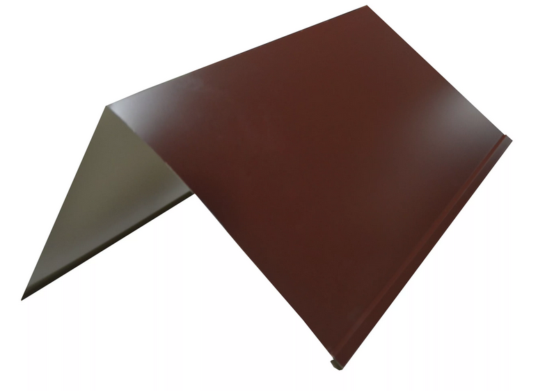 Конек ФИНСКИЙ 150х150х2000 RAL 8017 шоколад