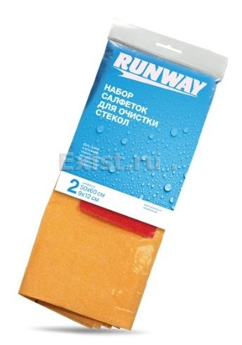 Набор салфеток для очистки стекол RUNWAY 
