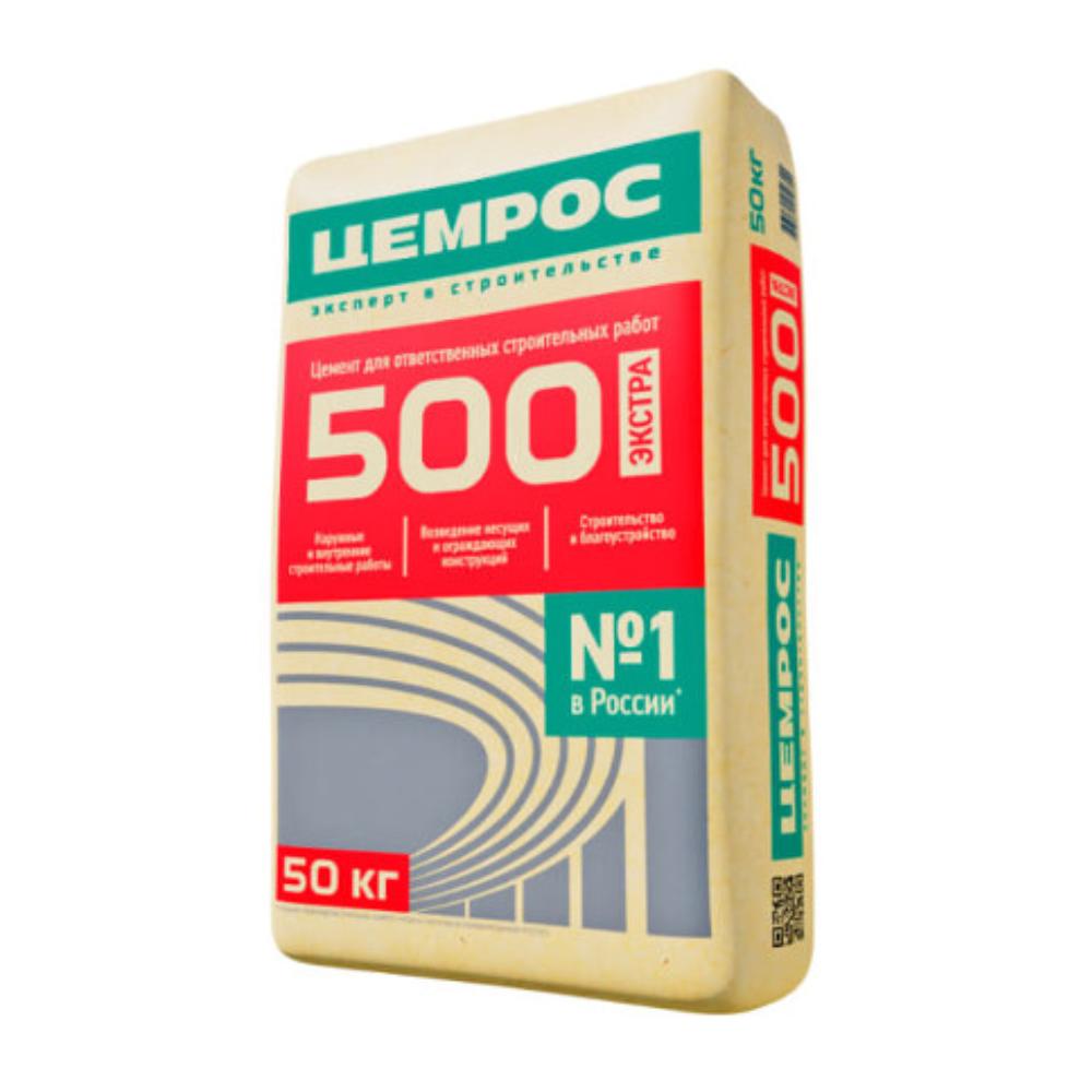 Цемент М-500 50 кг Цемрос (39/30) 42,5Н