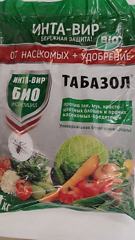 ТАБАЗОЛ биологическое удобрение и инсектицид 1 кг -15 шт/уп
