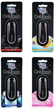 Ароматизатор на дефлектор Onlyfresh, новая машина, летний бриз, парфюм, бабл гам