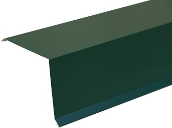 Торцевая планка (ветровая) 95х95х2000(0,5мм) RAL6005 зеленый мох