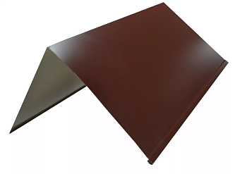 Конек ФИНСКИЙ 150х150х2000 RAL 8017 шоколад