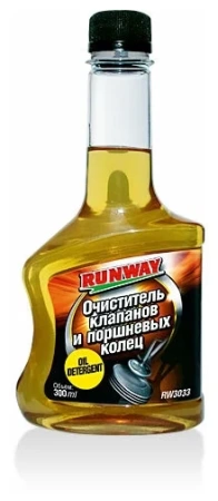 Очиститель клапанов и поршневых колец 300мл RUNWAY (12)