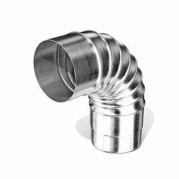 Колено 100мм оц (система 125/100) 