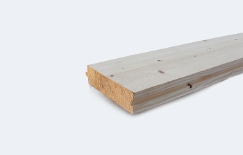 Шпунт половой 0,035х0,145 (0,137)х 6,0м 3шт сорт АВ 0,87м2 (31,928шт/мз) 0,031м